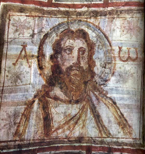 File:Fourth Century Painting of Jesus.jpg