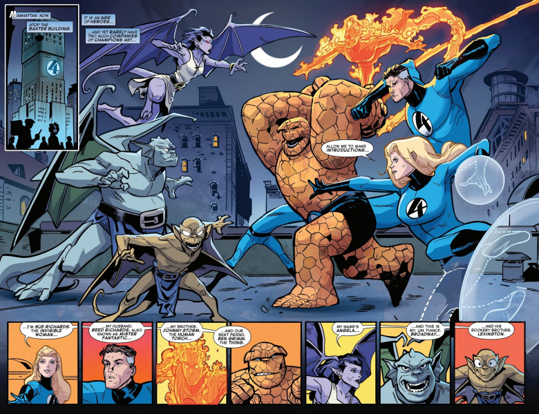 File:Broadway Angela Lexington Thing Human Torch Invisible Woman Mr Fantastic Both Alike In Dignity.JPG